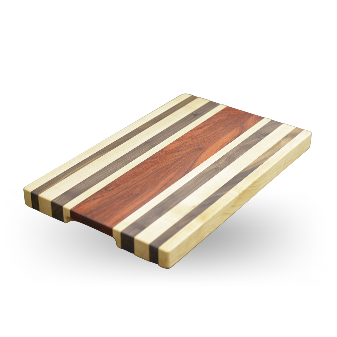 Maple and Walnut outlet Wooden End Grain Cutting Board #3001 13 1/8