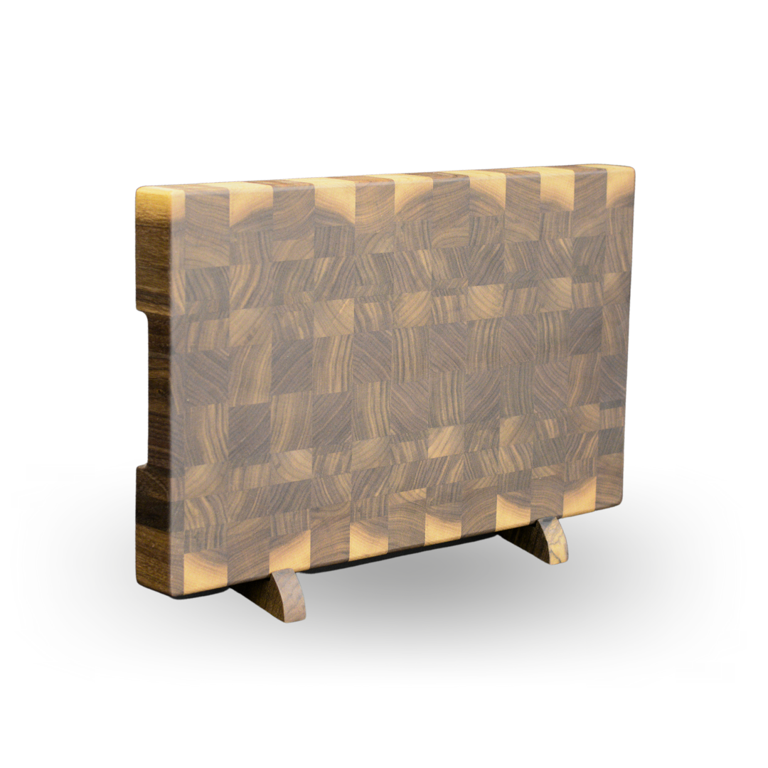 Medium End Grain Cutting Board - Walnut (12”x18”x1.5")
