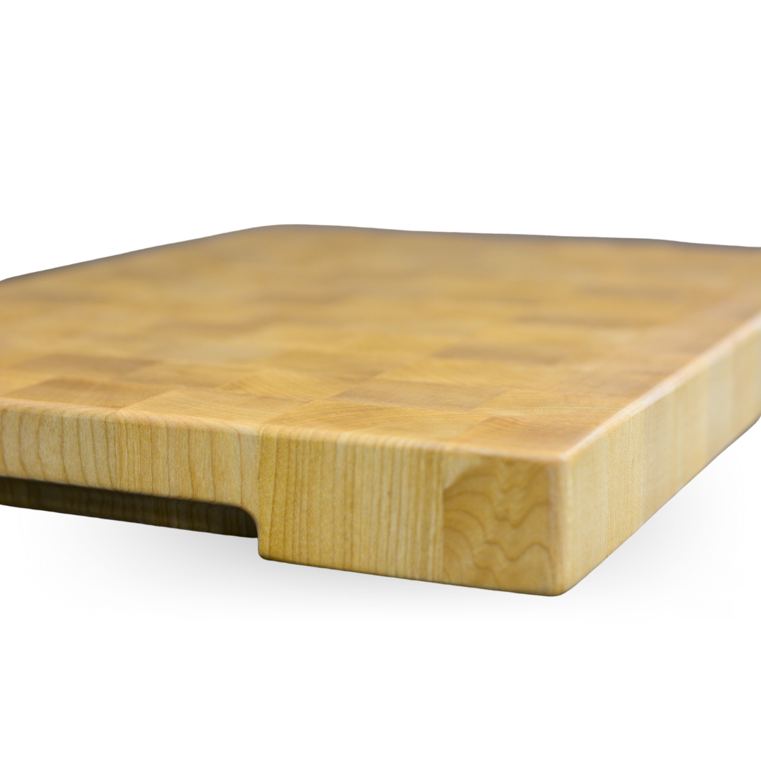 End Grain Cutting Board - Hard Maple (12”x18”)