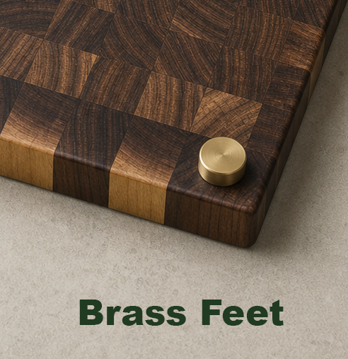 Walnut End-Grain Cutting Board — 12″ × 18″