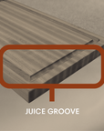 Medium Edge Grain Cutting Board - Cherry & Maple (12”x18x1.5”)